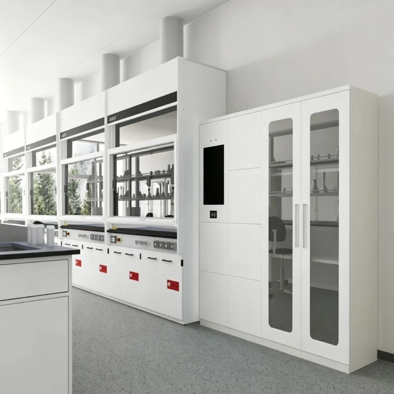 Smart Lab Equipment Storage Cabinet With RFID