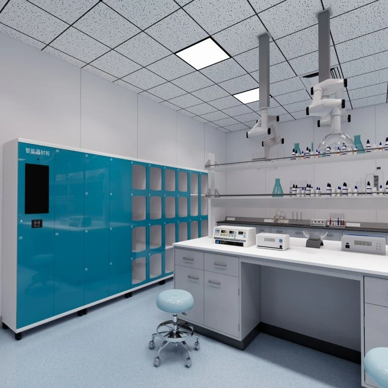 Smart Lab Equipment Storage Cabinet With RFID factory